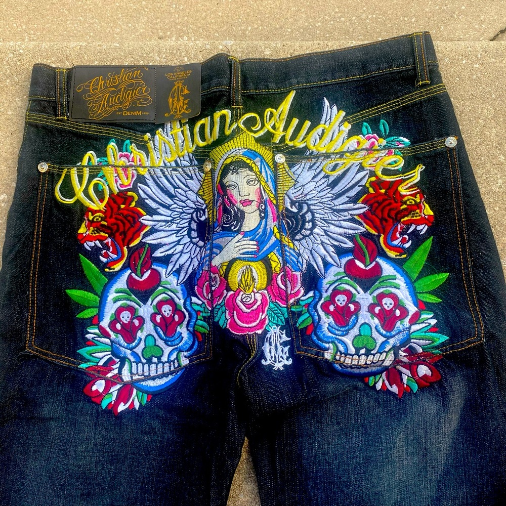Rare Virgin Mary Jeans size 36